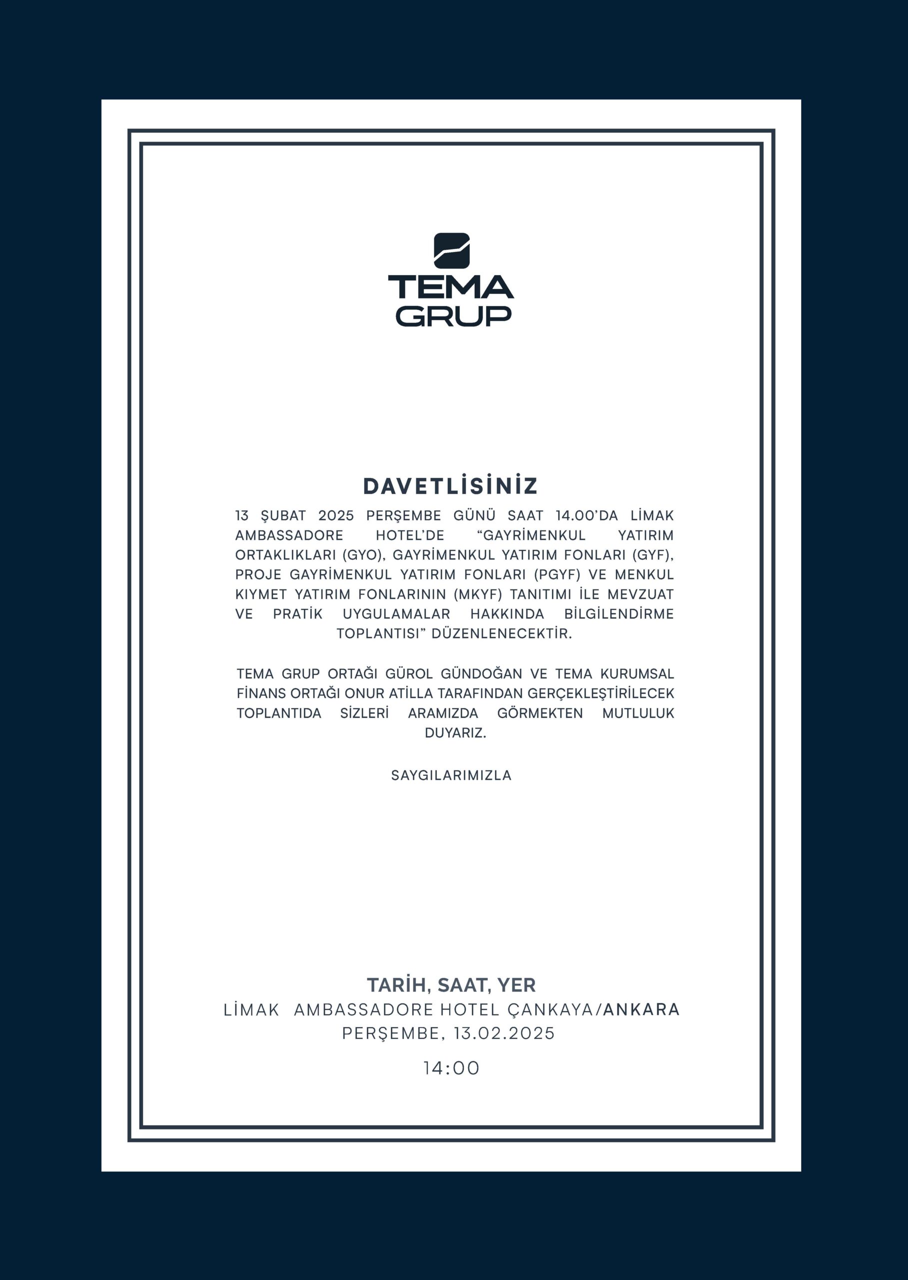 YOU ARE INVITED