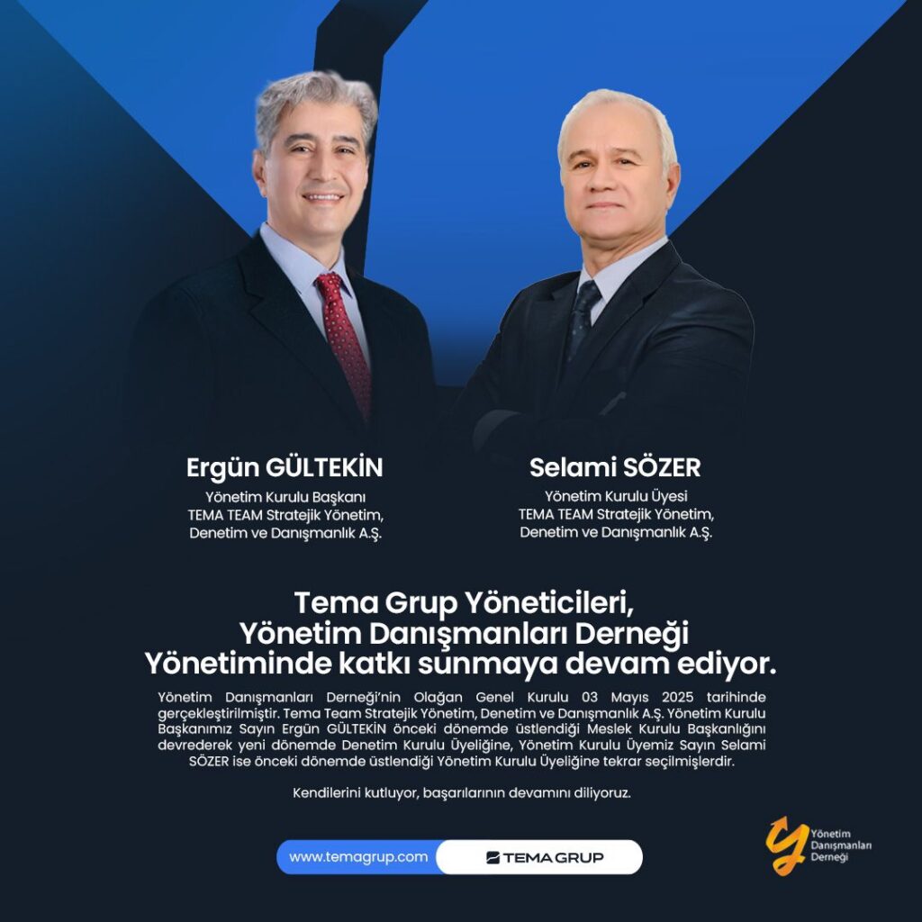 TEMA GRUP YÖNETİCİLERİ, YÖNETİM DANIŞMANLARI DERNEĞİ YÖNETİMİNE KATKI SUNMAYA DEVAM EDİYOR