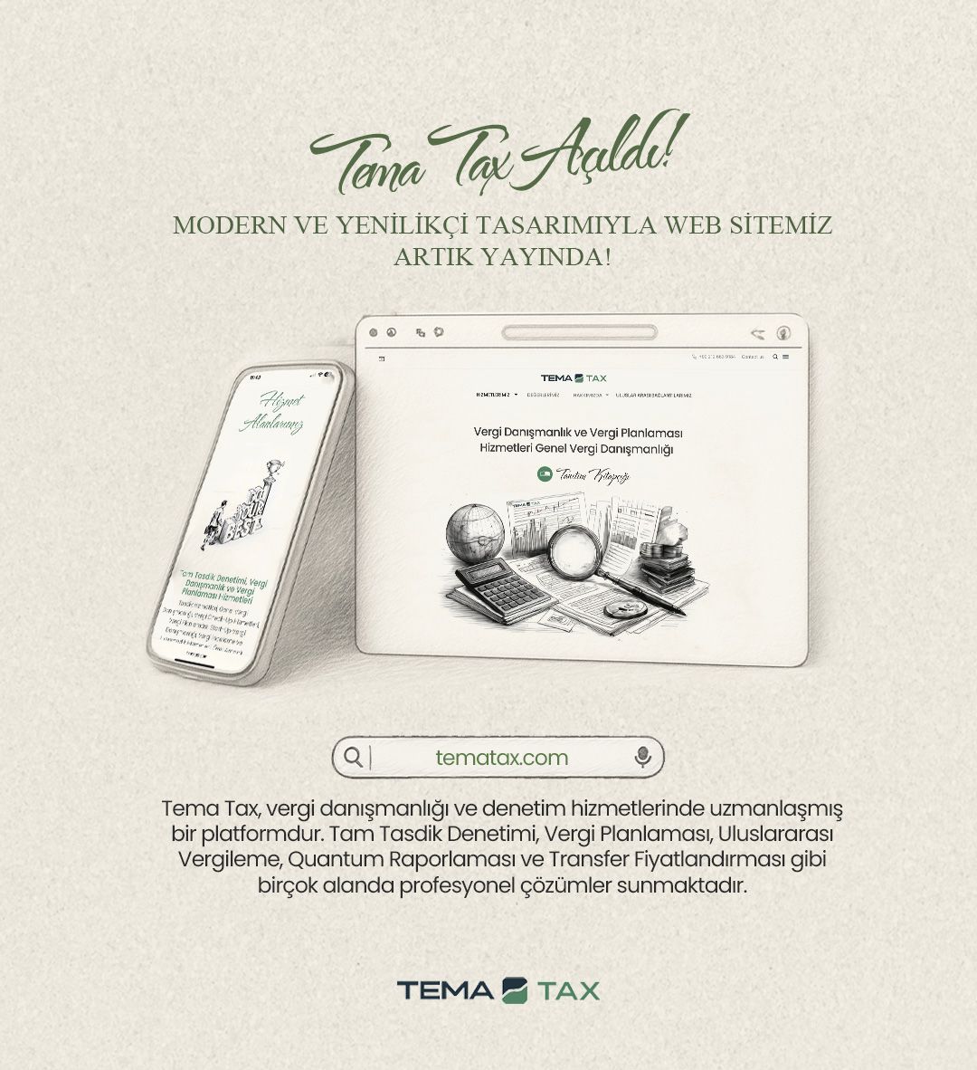 TEMA TAX AÇILDI!