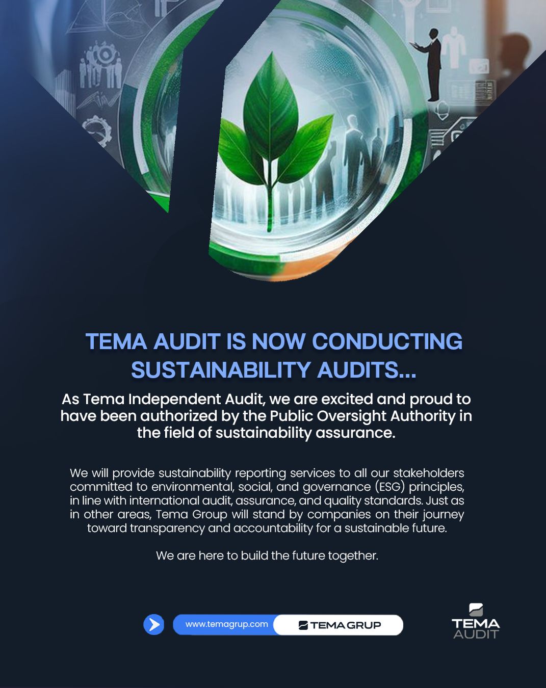 Tema Audit is now conducting Sustainability Audits…