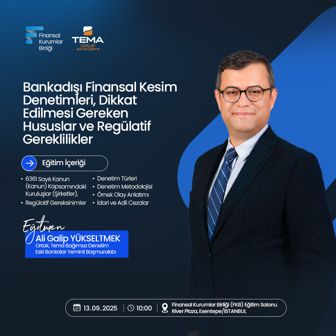 Eğitim Duyurusu 13 Eylül’de Finansal Kurumlar Birliği (FKB) Eğitim Salonu’nda!