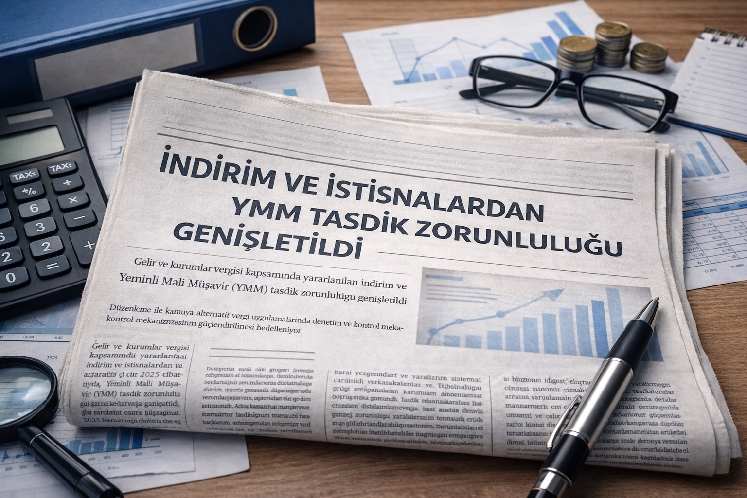 İndirim ve İstisnalardan Faydalanmak için YMM Tasdik Zorunluluğu Genişletildi